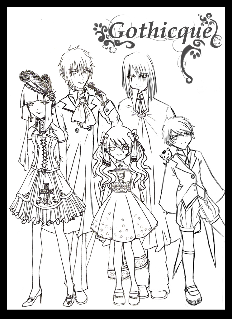 Project: Gothicque Lineart