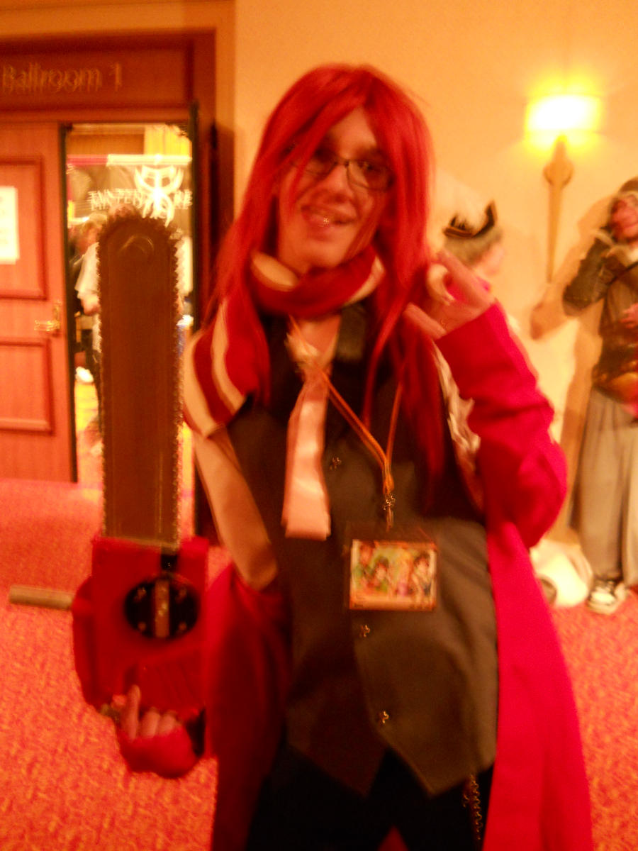 Grell cosplayer