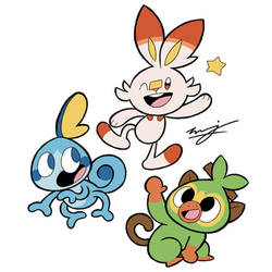 Galar Starters