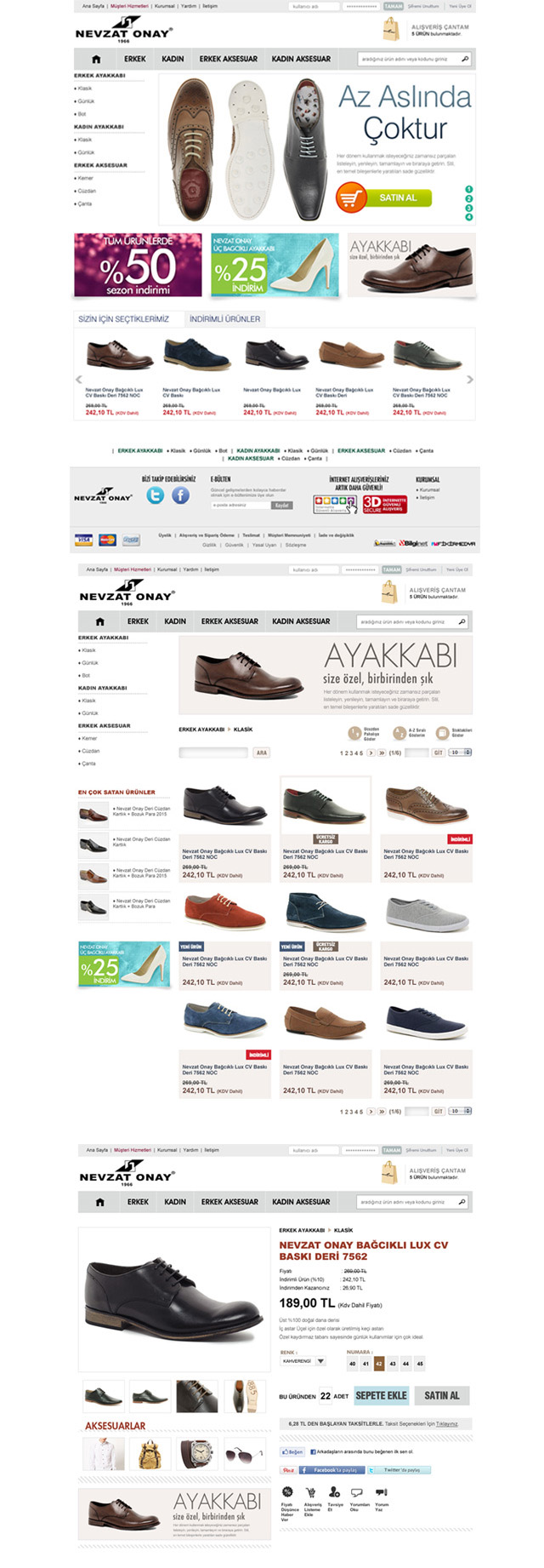 Nevzat Onay E-commerce Imterface Design