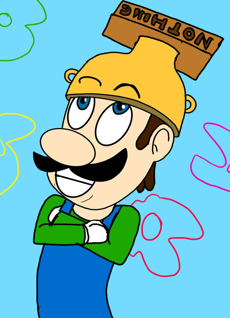 Luigi wins by doing nothing by P250rhb2 on DeviantArt