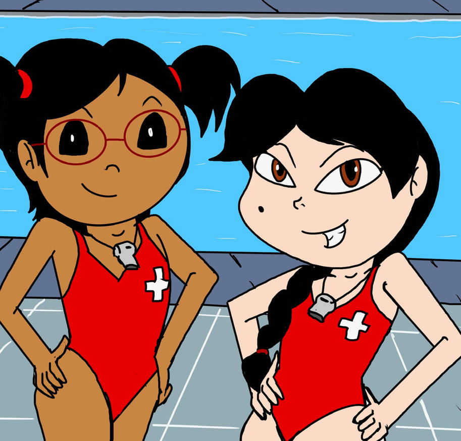Lifeguard Meg Deviantart Lifeguards Violet and Annie by P250rhb2 on DeviantArt