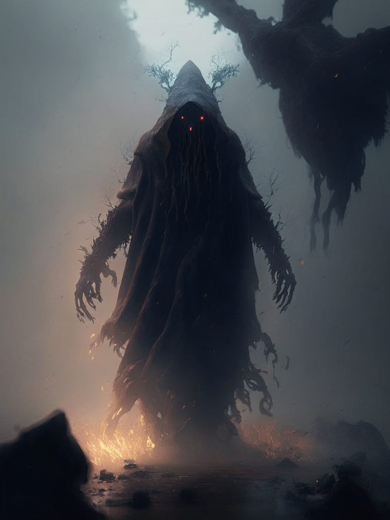 Robed Spirit Robed Creature by oscurita79 on DeviantArt