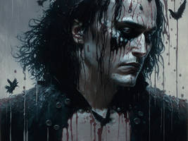 Brandon Lee as The Crow