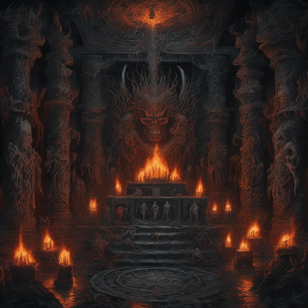 A dark and ominous ritual chamber by oscurita79 on DeviantArt
