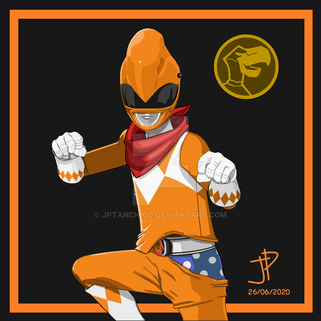 Oreng Ranger MMPR Orange Ranger - MS Paint by jptanchico on DeviantArt