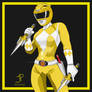 MMPR Yellow Ranger - MS Paint