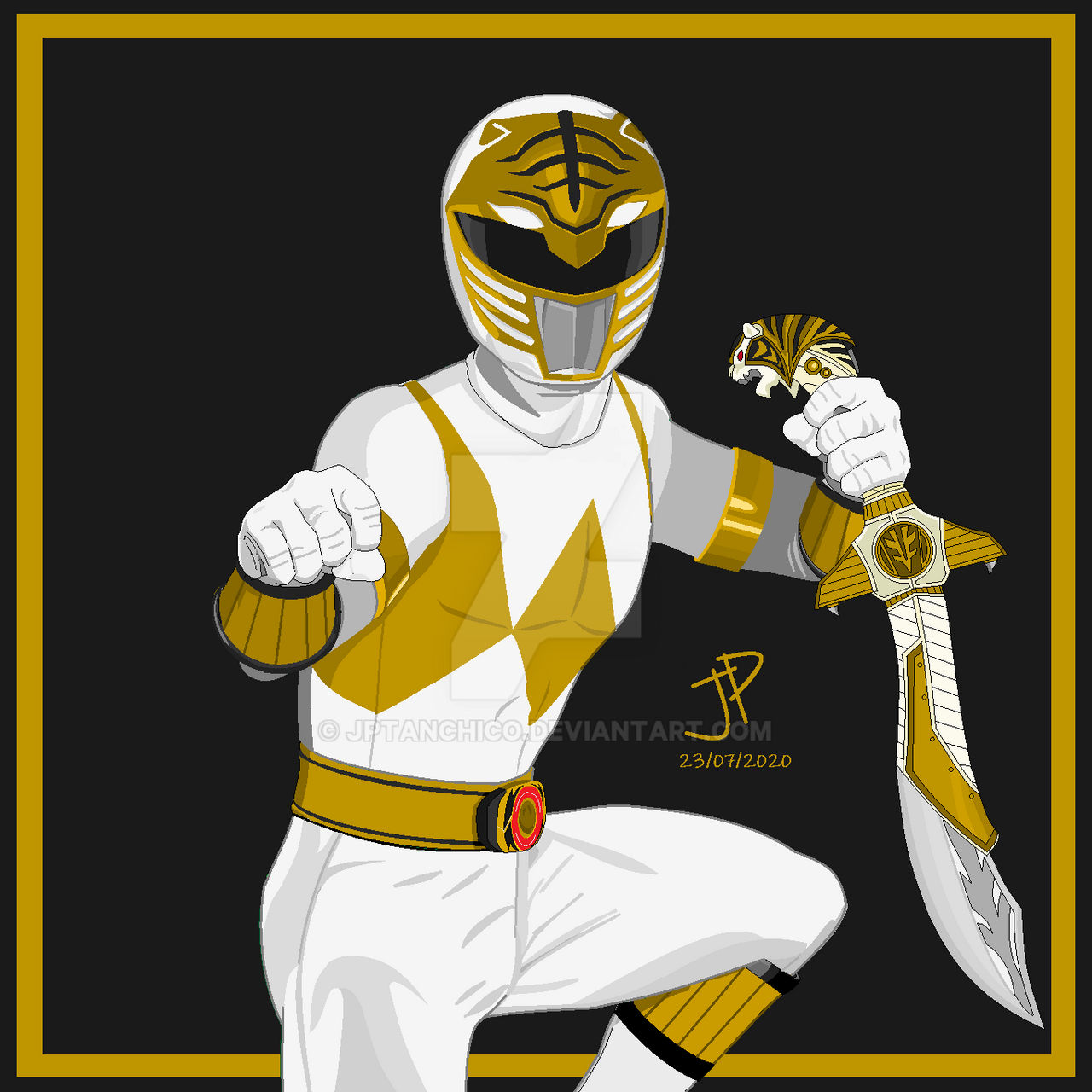 Mmpr White Ranger Female MMPR White Ranger - MS Paint by jptanchico on DeviantArt