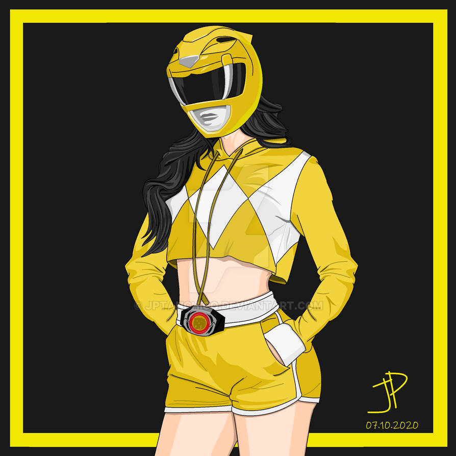 MMPR Yellow Hoodie Ranger - MS Paint by jptanchico on DeviantArt