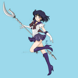 Sailor Saturn - MS Paint