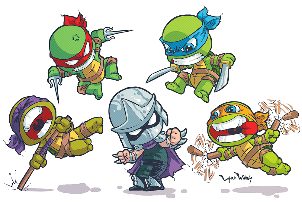 TMNT Skottie Young Style