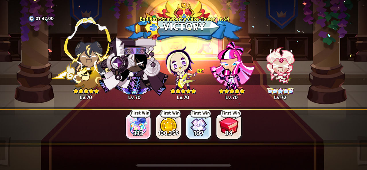 Winning team - Endless Strawberry Cake Tower 64 by JasStar on