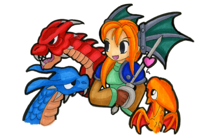 Ogre Battle 64 Dragon Master and Dragons by Zargata
