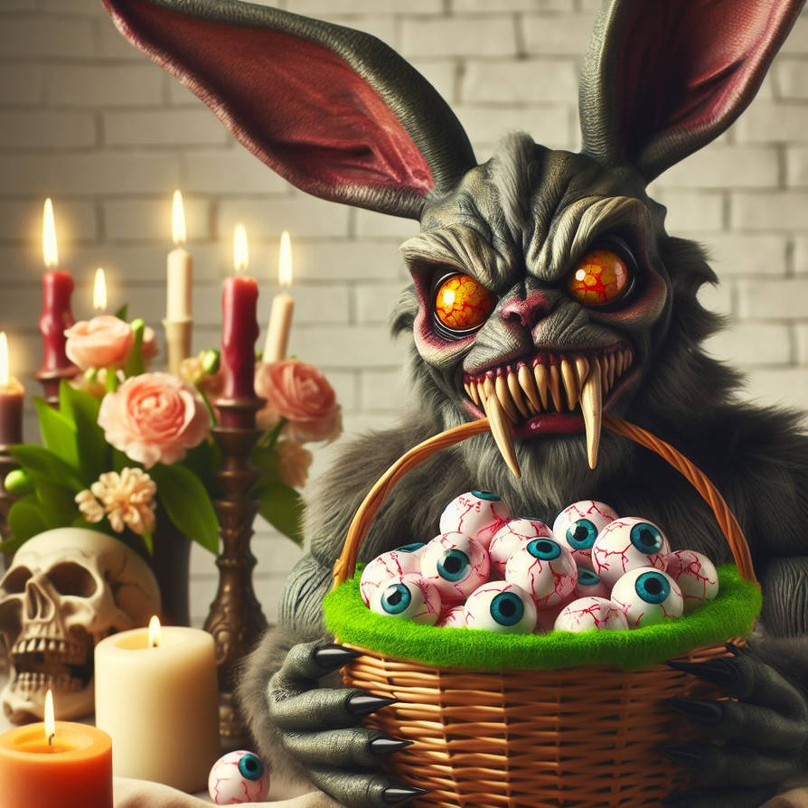 My Demon Easter Bunny by AdayaSilverclaw507 on DeviantArt