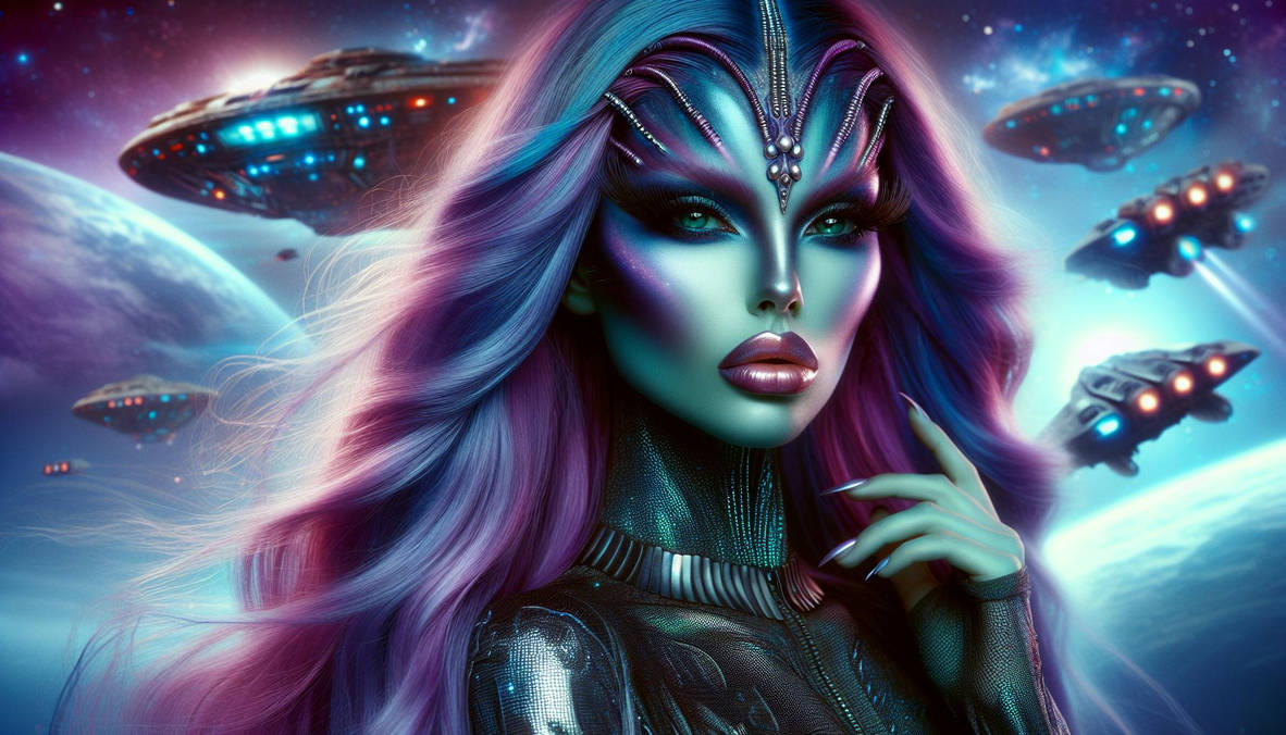 Beautiful Alien Woman by AdayaSilverclaw507 on DeviantArt