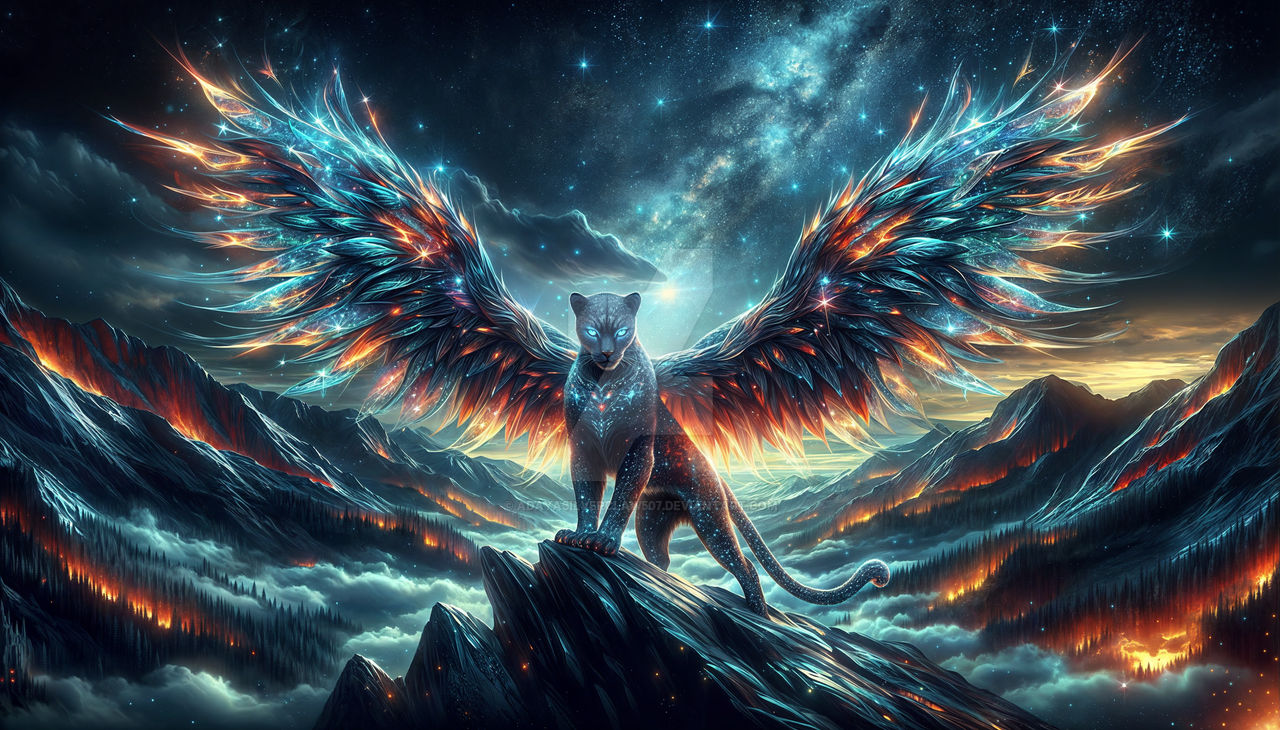 Black Panther With Mystical Wings By AdayaSilverclaw507 On DeviantArt black-panther-with-mystical-wings-by-adayasilverclaw507-on-deviantart
