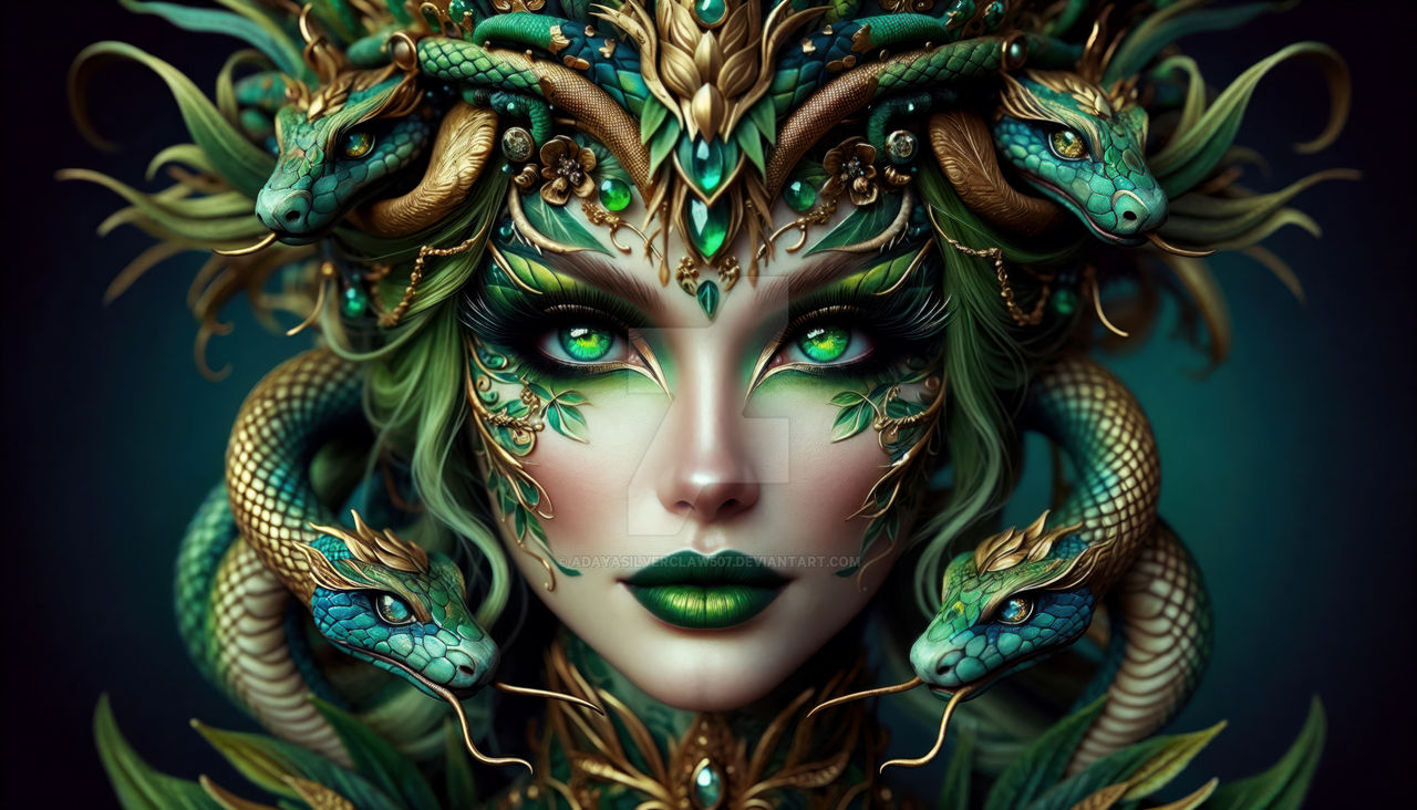 Snake Goddess #3 by AdayaSilverclaw507 on DeviantArt