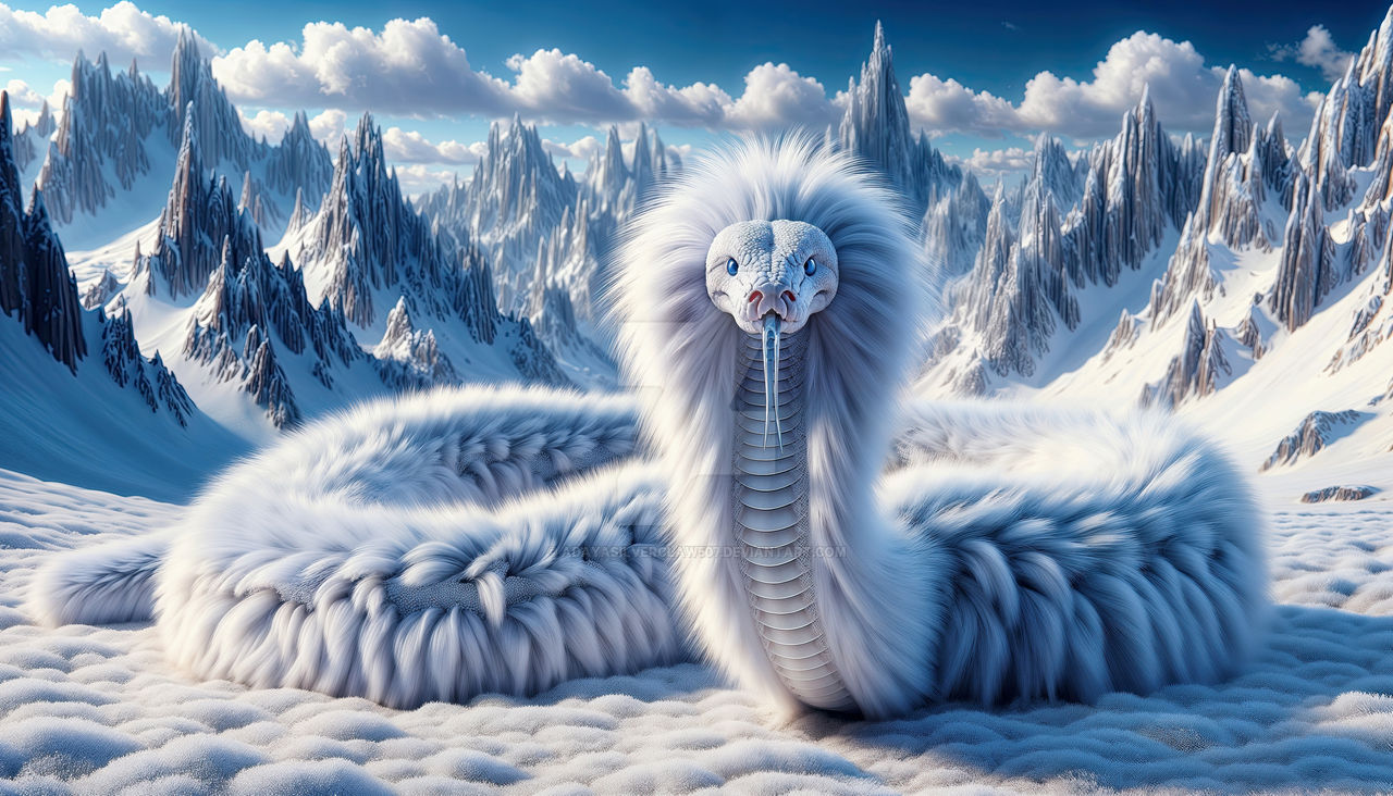 Winter Fluffy Snake by AdayaSilverclaw507 on DeviantArt