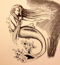 Mermaid doodle 