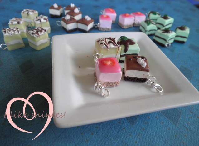 Petit four charms