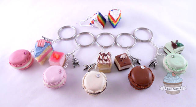 Custom order- keyrings and earrings