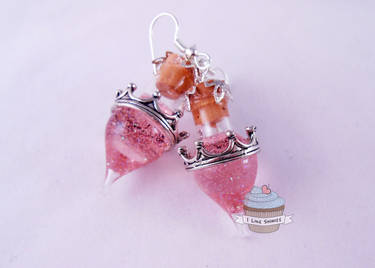 Custom order- Princess potion earrings