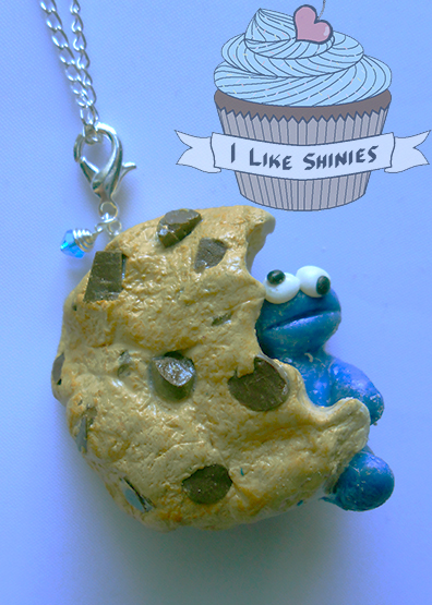 Cookie monster necklace