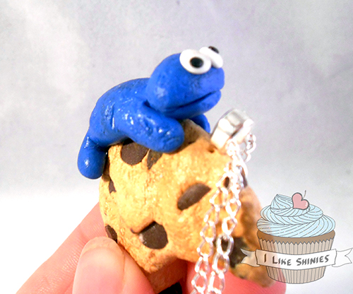 Gimmie the Cookie Monster necklace