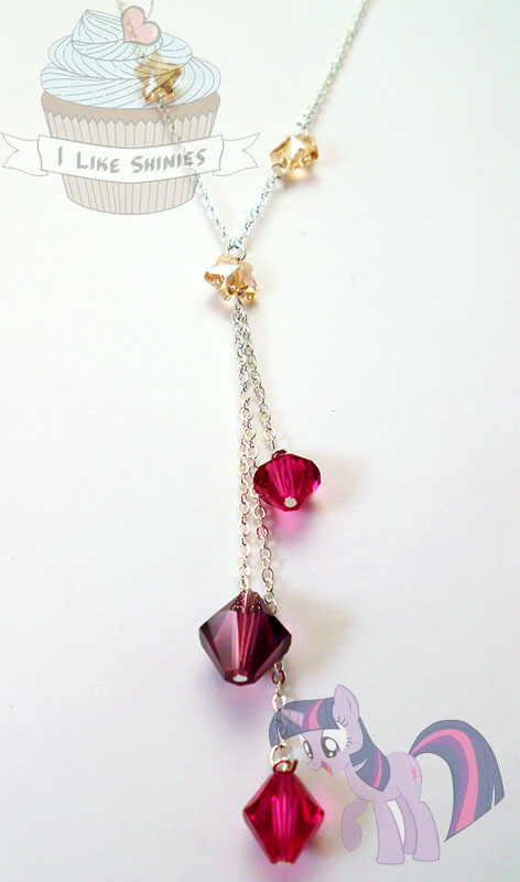 Twilight Sparkle- Crystal empire inspired necklace