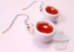 Tea cup earrings by ilikeshiniesfakery