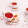 Tea cup necklace -three choices-