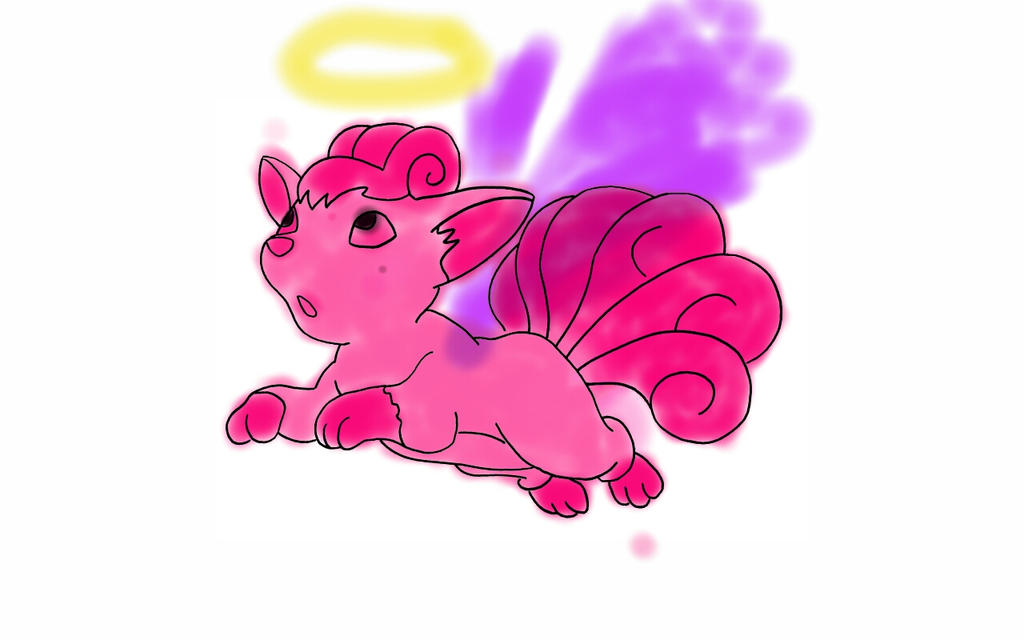 angel and pink vulpix by pokemonflareon on DeviantArt