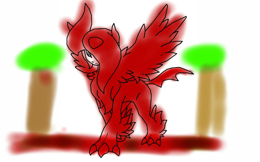 red absol by pokemonflareon on DeviantArt