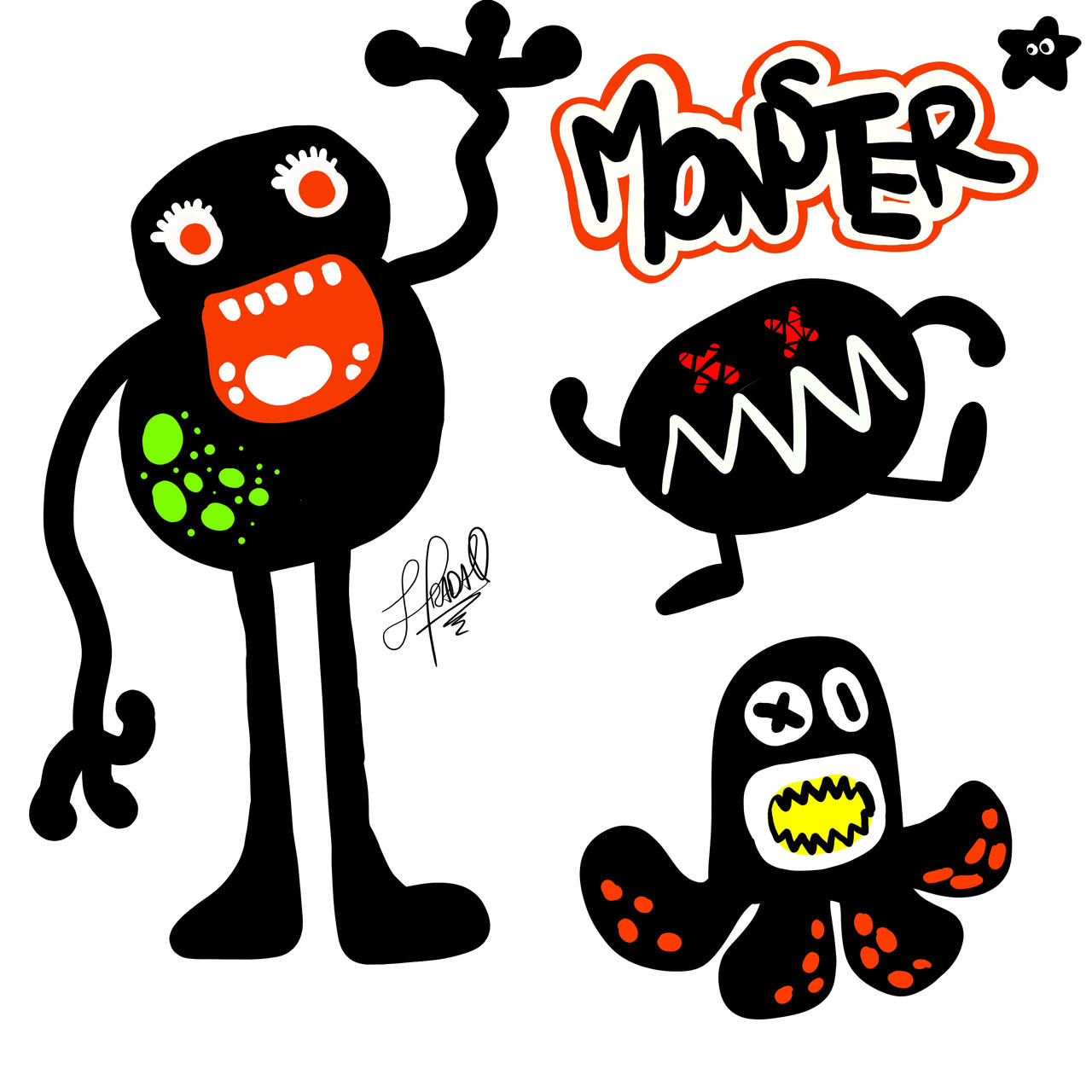 Monsters by JulianPrArtestudio on DeviantArt