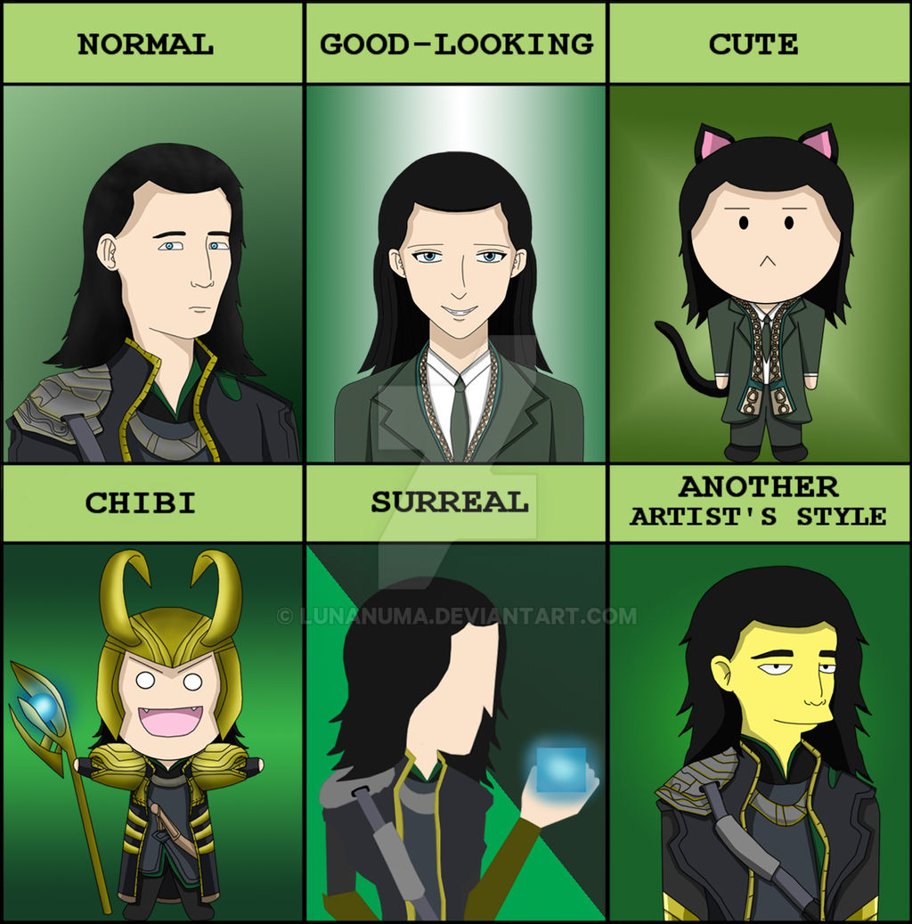 Loki Style Style meme Loki by LunaNuma on DeviantArt