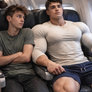 Hey, big guy! According to the rules, both armrests must be mine!)