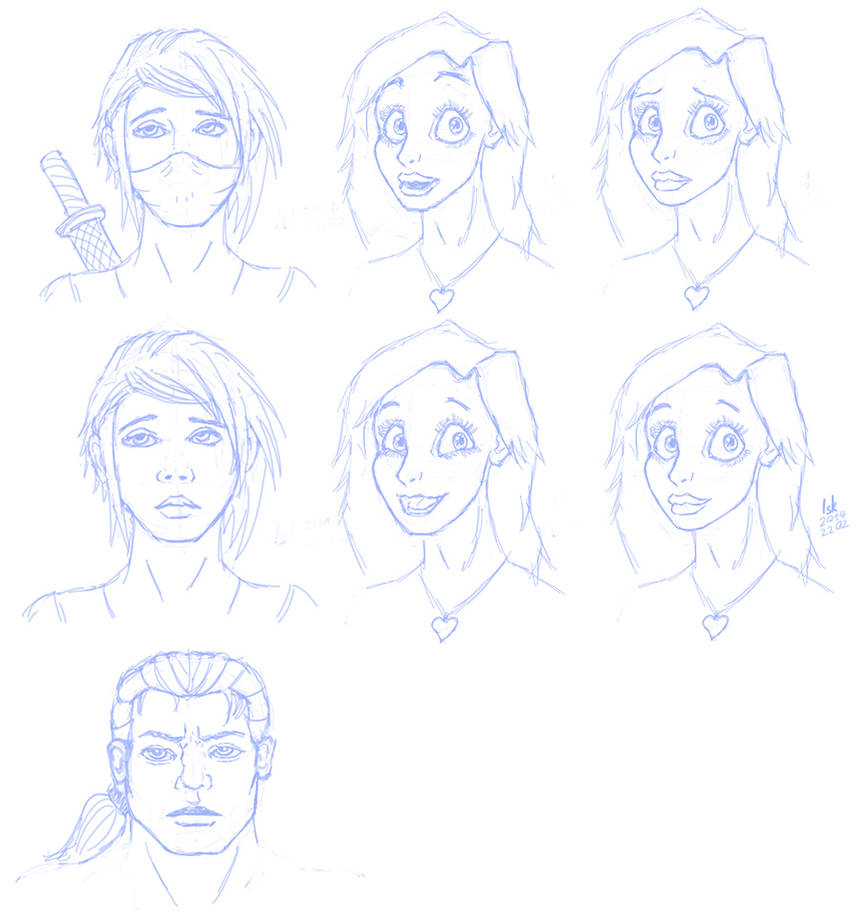 Exercise, Portraits and Styles by Iskarien on DeviantArt