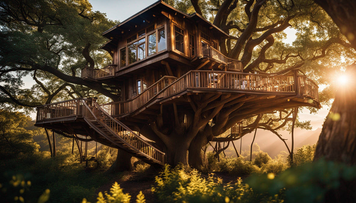 Solarpunk Treehouse by Elwing20 on DeviantArt