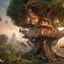 A Bunny Treehouse