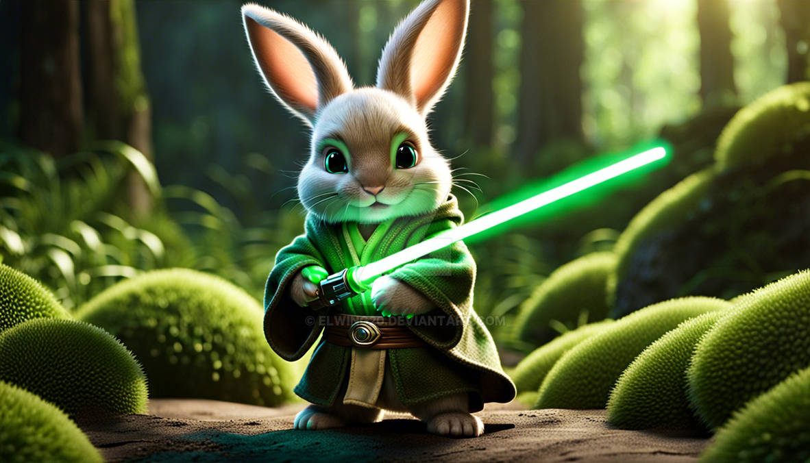 Jedi Master Bunny by Elwing20 on DeviantArt
