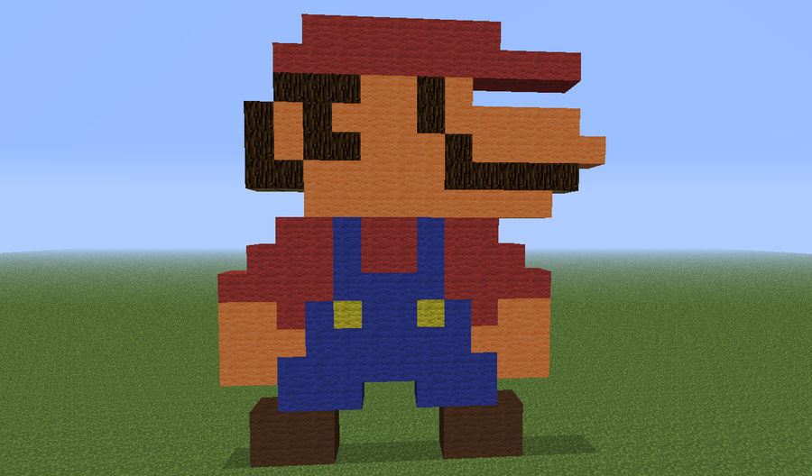 Minecraft Mario by blockinclass on DeviantArt
