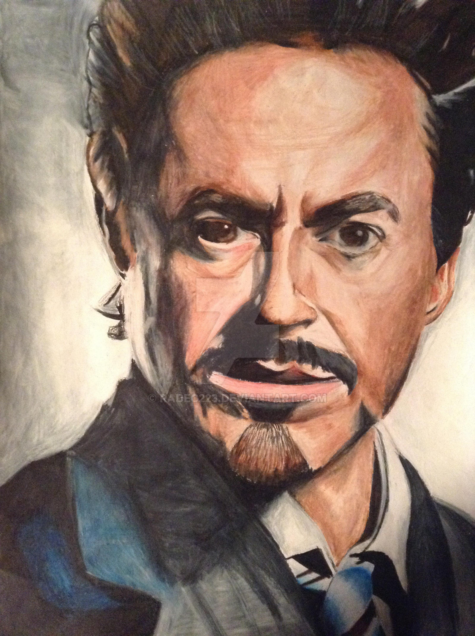 Tony Stark Rdj Drawing Tony Stark(RDJ) by radec223 on DeviantArt