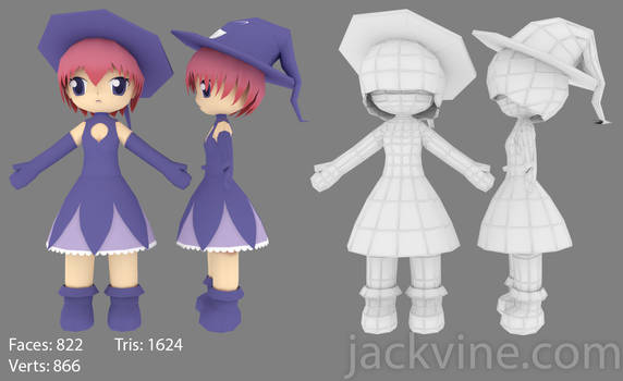 Witch Character Render