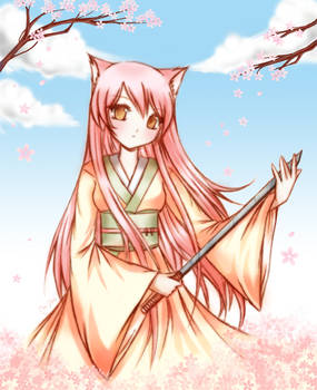 Cherry Blossom Kitsune