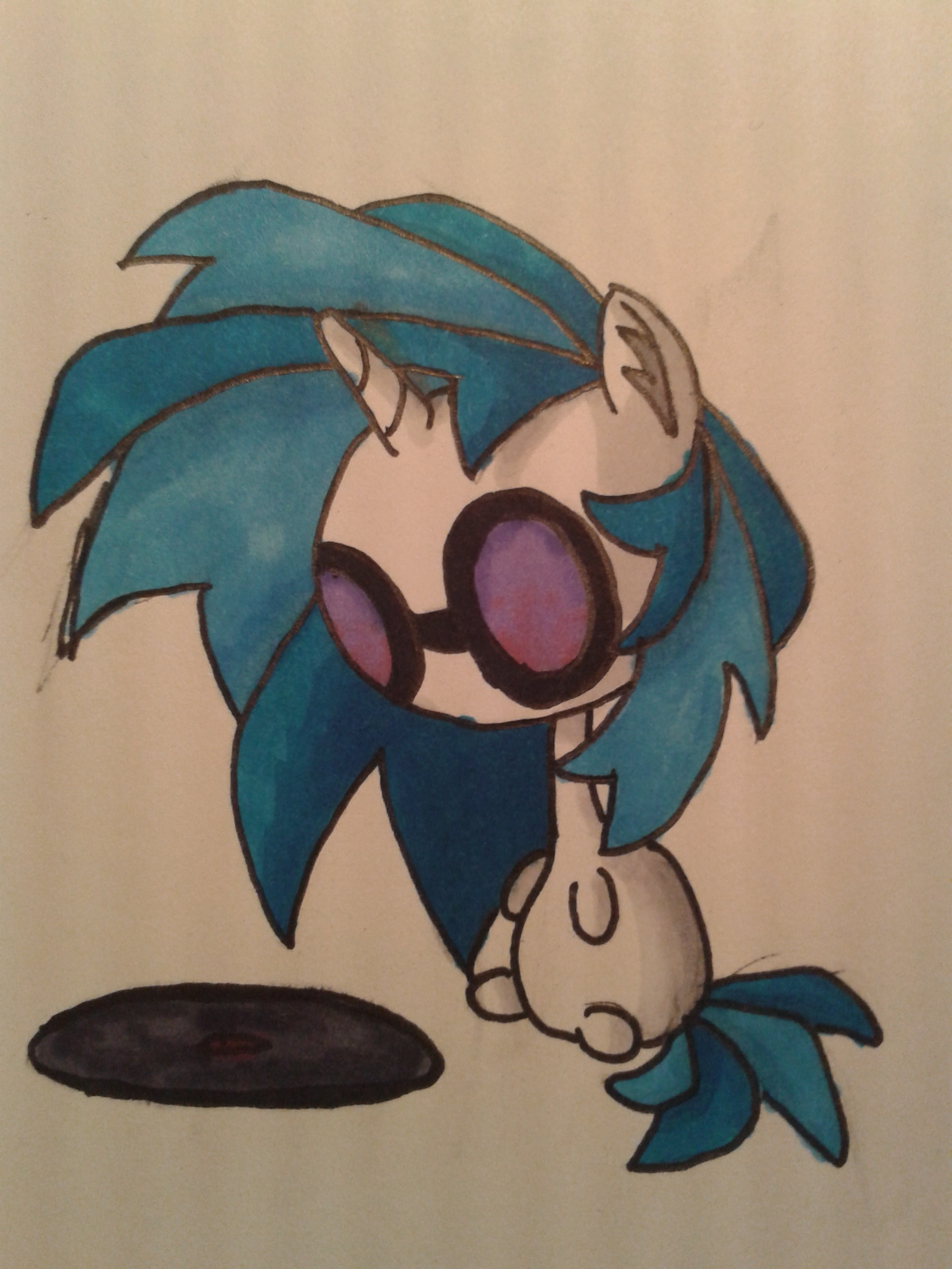 Vinyl scratch chibi thing