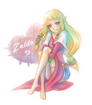 Skyward Sword Zelda doodle