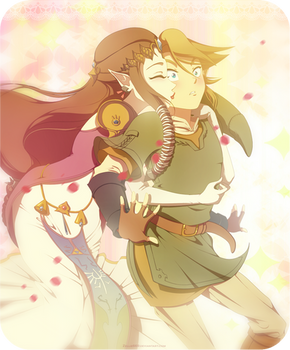 Twilight Princess: ZeLink glomp
