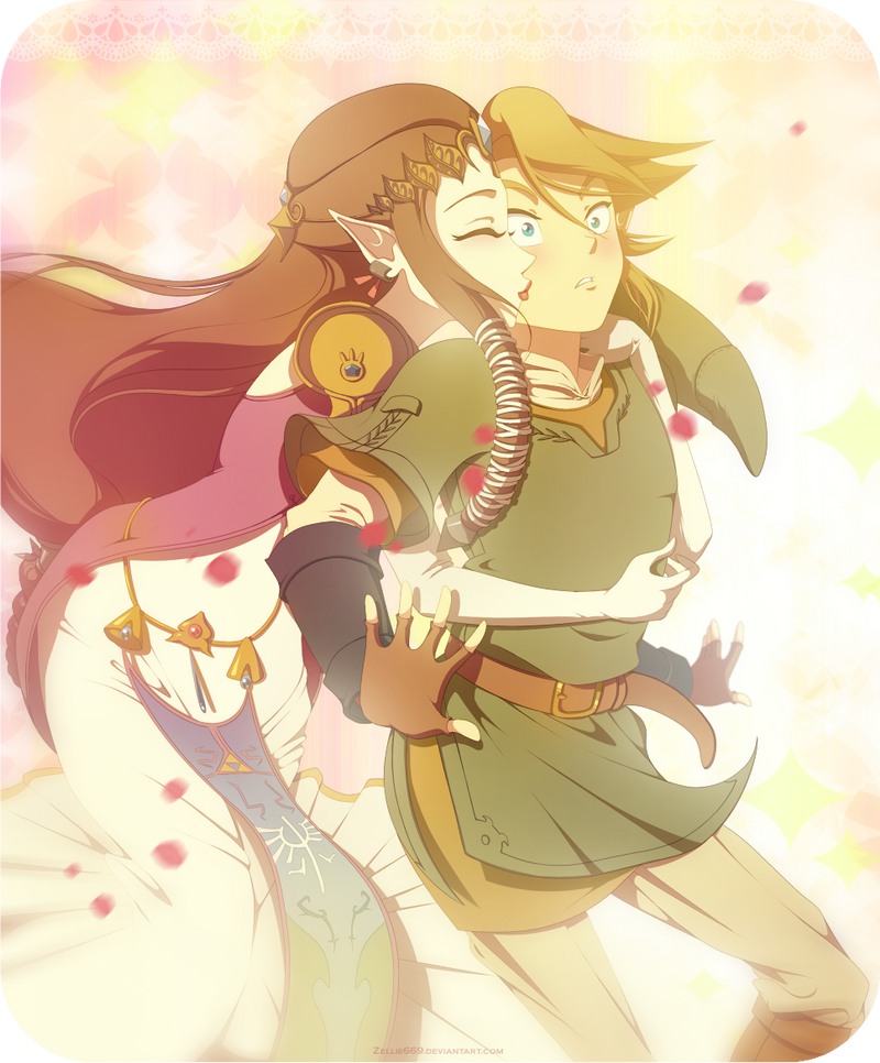 Twilight Princess: ZeLink glomp