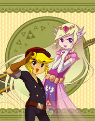 Spirit Tracks: Link and Zelda