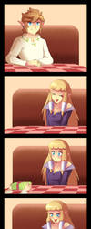 Skyward Sword: The perfect gift by Zelbunnii
